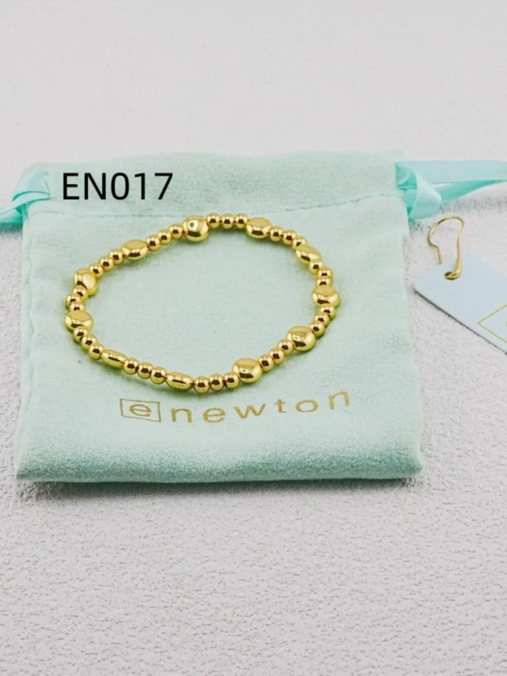 Enewton Gold Flat Oval Bead Spacer Bracelet